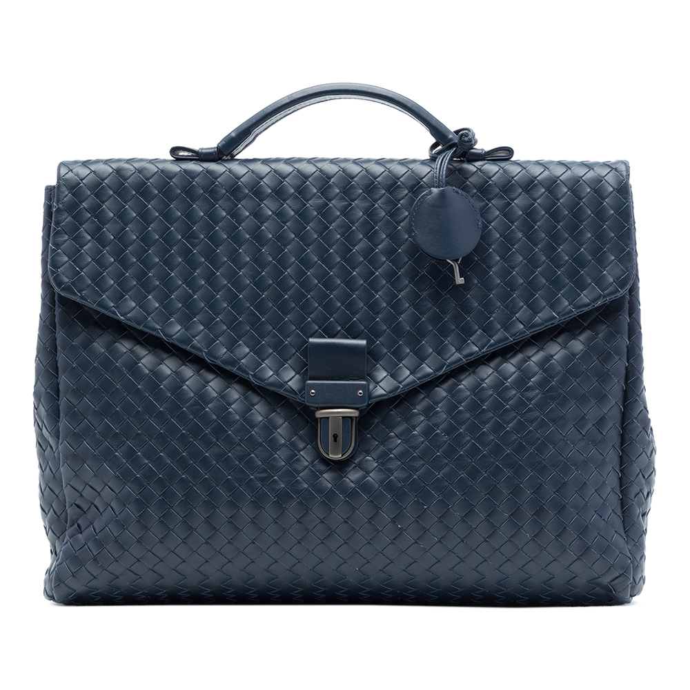 Pre-Loved Bottega Veneta Nappa Intrecciato Briefcase